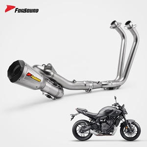 Système <span class=keywords><strong>d</strong></span>'échappement de moto à <span class=keywords><strong>prix</strong></span> de gros Forsound Factory, conception flexible pivotante, échappement à sortie inférieure pour <span class=keywords><strong>Yamaha</strong></span> MT07 <span class=keywords><strong>MT</strong></span>-<span class=keywords><strong>07</strong></span> - Product Image 3