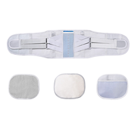 Attelle de soutien de taille quatre saisons Ceinture de soutien de la colonne vertébrale en nylon flexible Amovible Protection confortable Plaid pressurisé