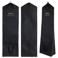 Housses de vêtements non tissées de haute qualité pour robes de mariée, avec logo personnalisé, housses de protection pour robes de mariée, sacs anti-poussière pour robes