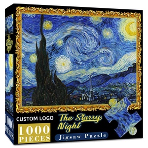 <span class=keywords><strong>Puzzle</strong></span> en papier DIY grand format pour adultes, anti-stress et stimulant l'intelligence, modèle <span class=keywords><strong>Van</strong></span> <span class=keywords><strong>Gogh</strong></span> Montagne Sainte-Germain, très tendance et en forte demande - Product Image 1