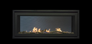 <span class=keywords><strong>Cheminée</strong></span> à gaz <span class=keywords><strong>double</strong></span> <span class=keywords><strong>face</strong></span> de luxe sur mesure, encastrée, pour villa et gîte de charme - Product Image 6