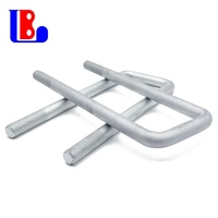 Bolt Tools Hardware Fasteners Carbon Steel U-Bolts Class 4 Class 8 Class 10 UNC UNF Thread OEM Custom Cut Length