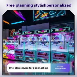 All-Transparent New Grab Doll Machine Coin Pusher Entertainment & Amusement Game Clip Doll Gift Machine - Product Image 3