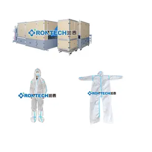 Terno cirúrgico automático que faz a máquina descartável médico vestido isolamento terno máquina costura