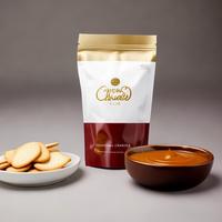 Bolsa de Mylar con Cierre Hermético, Barrera de Oxígeno, Grado Alimenticio, con Frente Transparente, para Macadamia Tostada, con Logotipo Personalizado