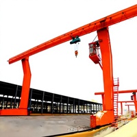 Pont roulant monopoutre à crochet MDG(L) contrôlé par PLC, marque Wanlong, triphasé 380V 50Hz, 16T, portée 22M, hauteur de levage 12M, 20T