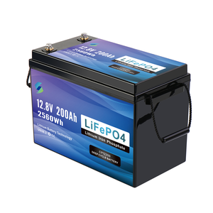 10倍長く！ ソーラーディープサイクルリチウム電池 12V 200Ah LFP Lifepo4 バッテリー リチウムイオン電池 - Product Image 1