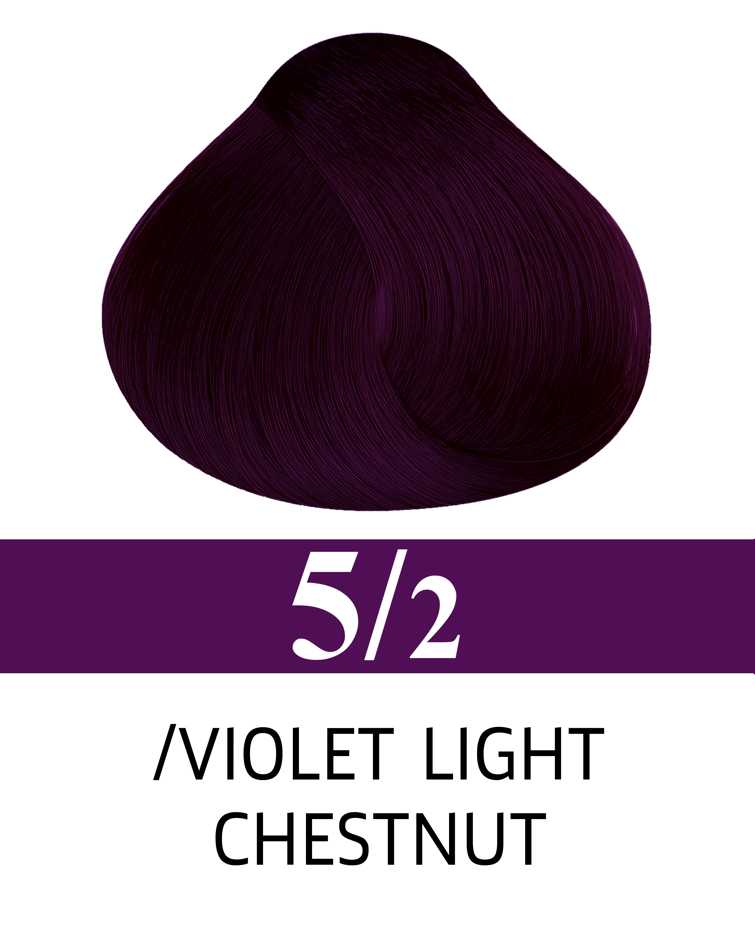 5/2 Châtaigne clair violet