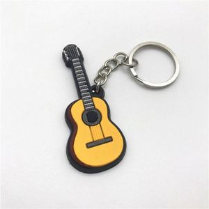 Llavero de Silicona con Forma de Instrumento Musical Creativo Personalizado, Llavero de Guitarra, Saxofón, Piano como Accesorio para Llaves - Product Image 3