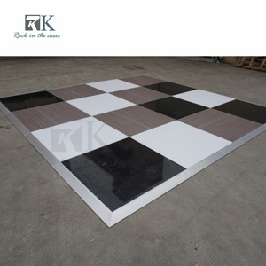 Factory Price Three Color Patchwork Wedding Panel Dance Floor Customized Dance Floor Panel for Outdoor Indoor Wedding Parties - Product Image 2