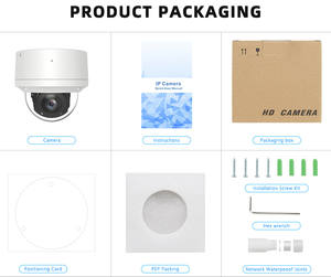 2,5 pulgadas Mini PTZ 2,8mm lente fija <span class=keywords><strong>Pan</strong></span>-<span class=keywords><strong>Tilt</strong></span> Cámara <span class=keywords><strong>IP</strong></span> micrófono altavoz opcional impermeable IP66 POE Domo 4K CCTV cámara de red - Product Image 5