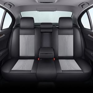 Housses de siège auto de luxe en cuir Prime Voyage, ensemble complet toutes saisons, style professionnel, suite intérieure haut de gamme, ajustement universel - Product Image 3