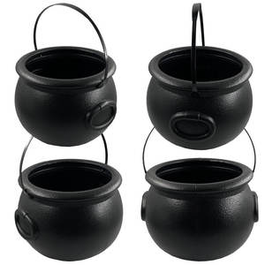 Mini Cubo <span class=keywords><strong>de</strong></span> Dulces <span class=keywords><strong>de</strong></span> Calabaza para Halloween, Tarro <span class=keywords><strong>de</strong></span> Bruja, Calderos, Ollas y Recipientes para Dulces para Fiesta <span class=keywords><strong>de</strong></span> Halloween - Product Image 2