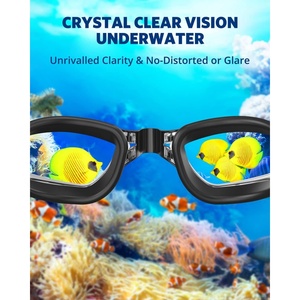 <span class=keywords><strong>Gafas</strong></span> de Natación Amplias con Protección UV para Surf, Piscina y Playa, Sin Fugas, Protección Total, para Adultos, Mujeres y Jóvenes - Product Image 4