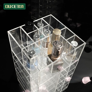 Estante organizador de maquillaje giratorio 360, soporte acrílico para pintalabios de fábrica de Ource - Product Image 4