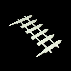 Recinzione Decorativa da Giardino in PVC Facile da Montare, 6 Piedi, Design a Incastro per Delimitazione ai Bordi dei Fiori e Separazione Paesaggistica - Product Image 5