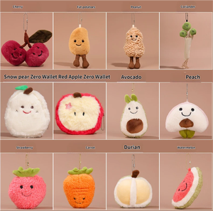 Cartoon Soft Fruit <b>Doll</b> Grab Machine Wedding Throw Children's Plush Wholesale Plants - Product Image 2