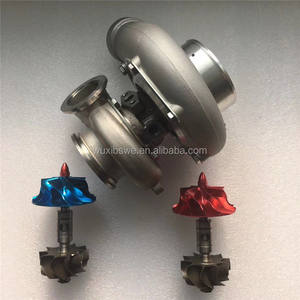 Roue à billes GT3582R GT35 modifier roulement à billes turbo rouge bleu - Product Image 1