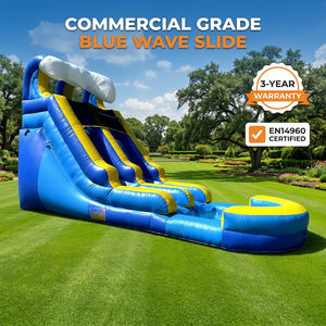 Toboggan aquatique gonflable commercial géant sur le thème des arbres avec piscine et souffleur, en PVC 0,55 mm, conforme EN14960, pour la location, garantie <span class=keywords><strong>3</strong></span> <span class=keywords><strong>ans</strong></span> - Product Image 3