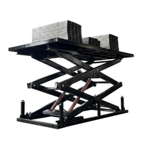 Plateforme élévatrice à ciseaux robuste homologuée CE avec verrouillage mécanique, table élévatrice hydraulique pour marchandises
