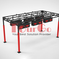2025 UIPM Parkour Truss Track Ninja Warrior Équipement d'entraînement Cadre en acier Bars de singe Pentathlon moderne Parcours d'obstacles