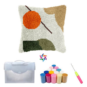 Kits de coussins <span class=keywords><strong>au</strong></span> <span class=keywords><strong>crochet</strong></span> personnalisés en gros <span class=keywords><strong>pour</strong></span> débutants et adultes, avec toile pré-imprimée, créations <span class=keywords><strong>au</strong></span> <span class=keywords><strong>crochet</strong></span> faciles - Product Image 1
