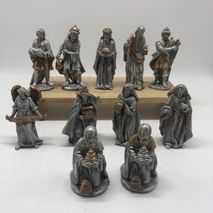 Figura de Resina Pintada a Mano de Niño Jesús en Cuna, Set de Natividad Navideña DSXA0561, Figura de Resina de Niño Jesús en Cuna para Navidad - Product Image 4