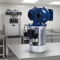Moteur de machine à crème glacée monophasé, mélangeur bicolore, réducteur spécial, intégration à connexion directe, induction 1,1 kW 220 V 50 Hz