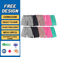 Shorts amples écologiques personnalisés pour homme, style vintage, effet usé, en coton French Terry délavé à l'acide, pour l'été et le basketball
