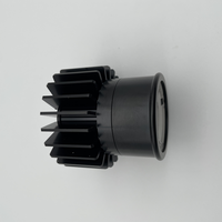Spot encastré 10W en aluminium forgé à froid MR16/GU10 LED COB Bridgelux blanc chaud, hauteur réglable, intensité variable