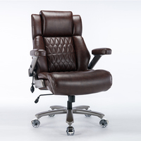 Chaise de directeur Président-directeur général Chaise de bureau tournante de luxe Big boss Brown Executive Office Chair Furniture