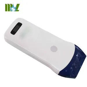 MSLPU55 מכירה לוהטת 128 אלמנטים אלחוטי 4300mah צבע ליניארי והקמור בדיקה אולטראסאונד & ios, אנדרואיד Wifi