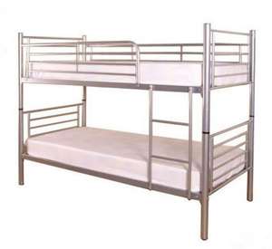 <span class=keywords><strong>Letto</strong></span> a castello in ferro a due piani <span class=keywords><strong>salvaspazio</strong></span> Design semplice per le stanze degli studenti - Product Image 1