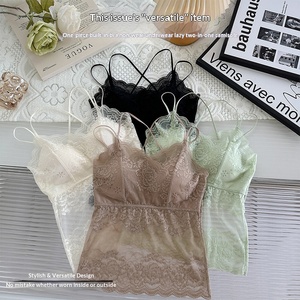 Nuevo Top <span class=keywords><strong>de</strong></span> Encaje sin Tirantes, Espalda Descubierta, Transpirable, sin Costuras, para Mujer - Product Image 1