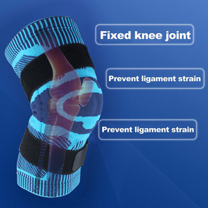 Knee Brace Compression Support For Men Sports Protection Patellar Strap Basketball Running Fitness Equipment Joint Stabilizer - Product Image 2