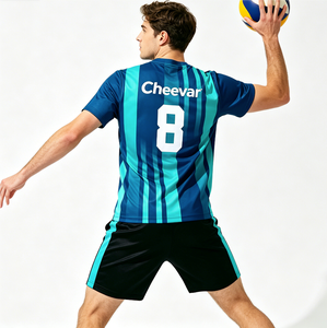 Maillots de volley-ball légers pour hommes, t-shirts de volley-ball par sublimation, vêtements de volley-ball - Product Image 3