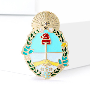 Directo <span class=keywords><strong>de</strong></span> fábrica minimalista 2025 nuevo broche <span class=keywords><strong>de</strong></span> emblema nacional argentino <span class=keywords><strong>de</strong></span> aceite <span class=keywords><strong>de</strong></span> goteo <span class=keywords><strong>de</strong></span> esmalte <span class=keywords><strong>de</strong></span> moda para regalos <span class=keywords><strong>de</strong></span> fiesta - Product Image 5