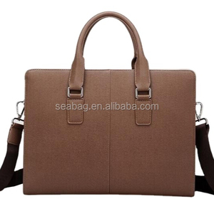 Seabag กระเป๋าคอมพิวเตอร์แล็ปท็อปคนส่งเอกสารขนาด14นิ้ว,กระเป๋าหนังแท้แฟชั่นสำหรับผู้ชายกระเป๋าถือใส่คอมพิวเตอร์ - Product Image 2