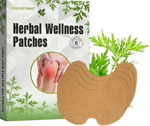 Plester Moxibustion Herbal Cina untuk Meredakan Nyeri Lutut, Stiker Wormwood untuk Perawatan Fisik pada Kaki bagi Lansia - Product Image 1