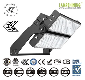 Projecteurs LED haute puissance 900W 175 Lm/w pour stades sportifs, étanches IP66, en aluminium, avec télécommande, garantie 5 ans - Product Image 2