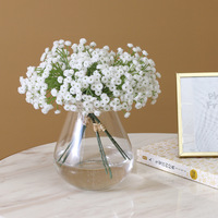 Bunga Artificial Real Touch Berkualitas Tinggi dari Plastik PVC Babybreath untuk Dekorasi Rumah dan Pernikahan, Bunga Gypsophila Simulasi