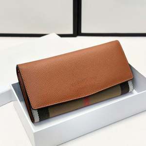 กระเป๋าสตางค์ดีไซน์เนอร์สีดำสำหรับผู้หญิงและผู้ชาย แบรนด์หรู คุณภาพสูง ของแท้ หนังแท้ ทันสมัย จุของได้เยอะ - Product Image 3