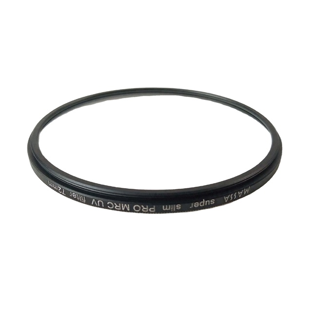 MASSA Photographic Equipment Digital Camera Accessories CNC Machining Aluminum Ring Optical Glass 72mm Lens PRO MRC UV Filter