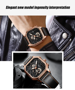 <span class=keywords><strong>Orologio</strong></span> da Polso CRRJU 2302 per <span class=keywords><strong>Uomo</strong></span>, Analogico al Quarzo con Cinturino in Pelle, <span class=keywords><strong>Elegante</strong></span> e Casual per Affari - Product Image 5
