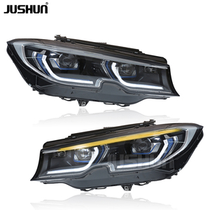 Jushun Đèn pha lắp ráp cho BMW 3 Series G20 2020 2022 LED Ống Kính Laser ban ngày Chạy ánh sáng màu xanh lông mày sửa đổi 12V - Product Image 1