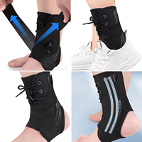 Attelle de cheville réglable et fixe avec double ressort de compression Fitness Running Basketball Sports Protecteur de cheville