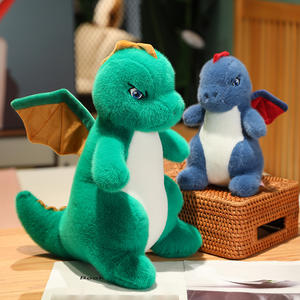 Мягкая игрушка «Дракон и динозавр» — уютный компаньон — ультрамягкая плюшевая игрушка — 23 см, 3 цвета в ассортименте. Птерозавры - Product Image 5