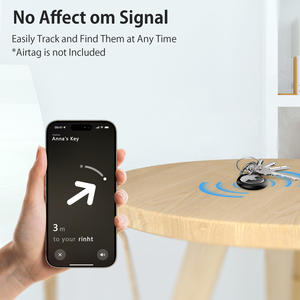 Lot de <span class=keywords><strong>4</strong></span> étuis pour <span class=keywords><strong>AirTag</strong></span>, porte-clés anti-rayures pour traceur GPS <span class=keywords><strong>Apple</strong></span>, étui en silicone pour <span class=keywords><strong>AirTag</strong></span> - Product Image 6