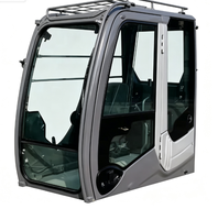 Cabine d'opérateur d'excavatrice pour EX200-2 EX200-3 EX200-5 – Ensemble de cabine de remplacement en acier pour engins de construction