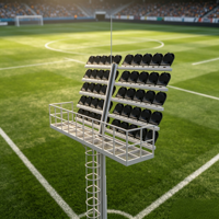 Projecteur LED de stade 1000W IP66 140 Lumens pour lampes au halide métallique, éclairage de stade sportif sur mât de 30m